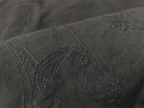 bawełna haftowana czarny www.sklepzkokarda.pl