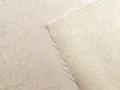 żakard tkany ecru materiał www.sklepzkokarda.pl