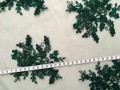 koronka zielona na tiulu gipiurowa butelkowa zieleń www.sklepzkokarda.pl